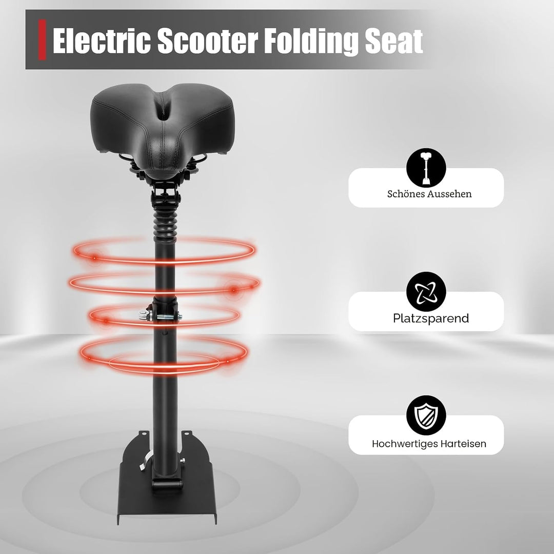 Elektrorollersitz für Erwachsene, Universel Elektrscooter Sattel Tragbar Scooter E-Scooter Zubehör T