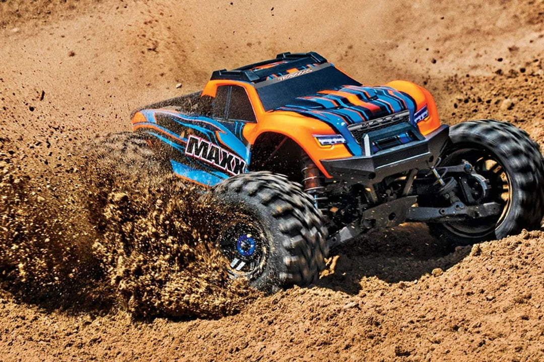Traxxas Maxx TSM SR Orange Brushless RC Modellauto Elektro Monstertruck Allradantrieb (4WD) RTR 2,4