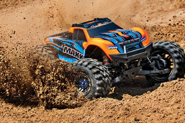 Traxxas Maxx TSM SR Orange Brushless RC Modellauto Elektro Monstertruck Allradantrieb (4WD) RTR 2,4