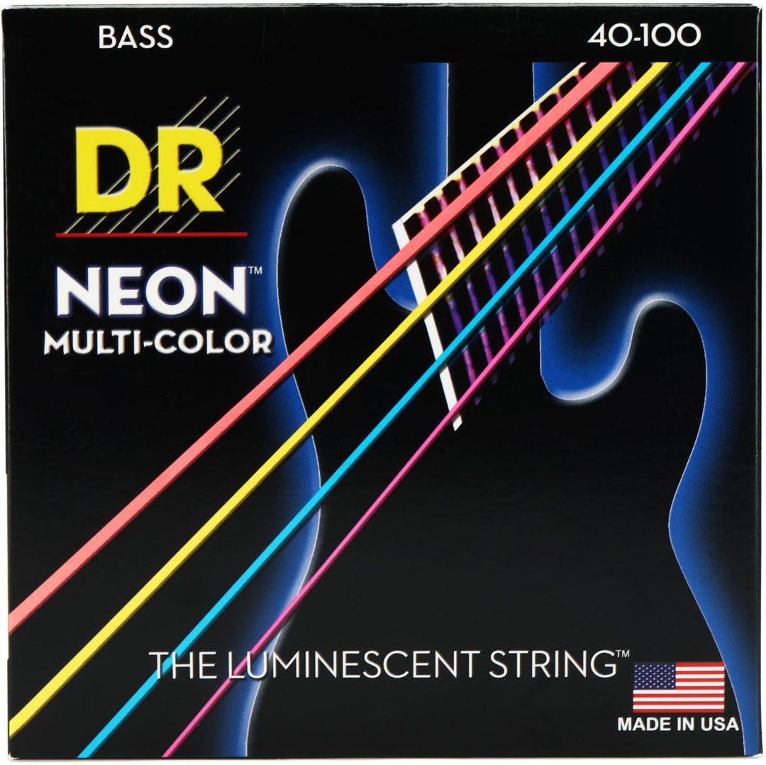 DR Strings NMCB-40 Gitarrensaiten für Bassgitarren (HI-DEF Neon)