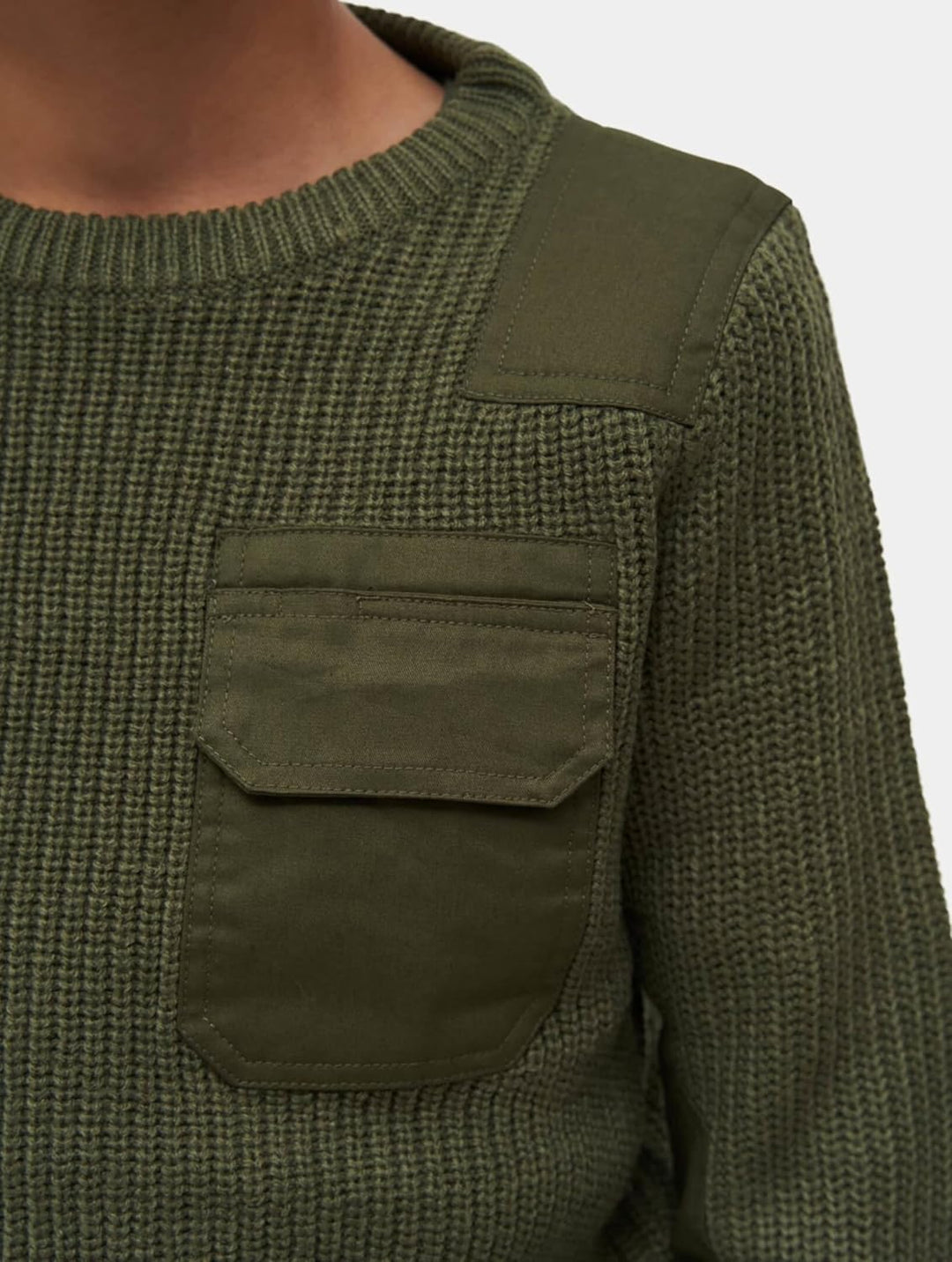 Brandit Kids BW Pullover, Grössen 122 bis 176 146-152 Oliv, 146-152 Oliv