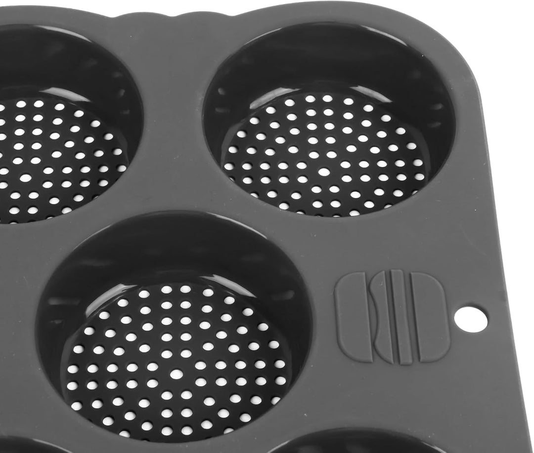 Hamburger-Brötchenform aus Silikon, Leicht zu Lösen, Hitzebeständige Backform für die Küche