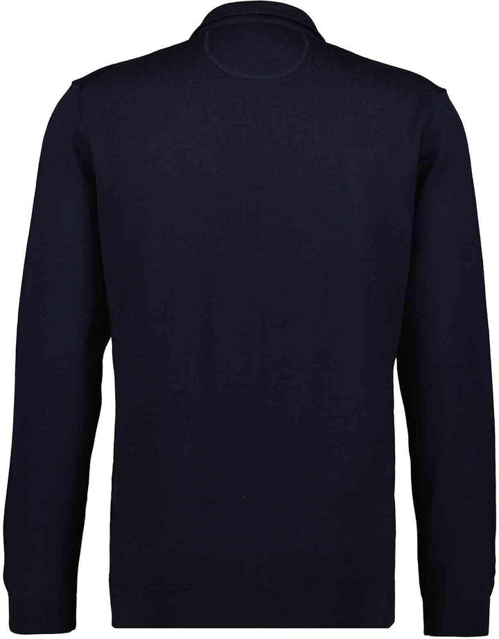 RAGMAN Herren Merino Strickjacke S Dunkelblau-711, S Dunkelblau-711