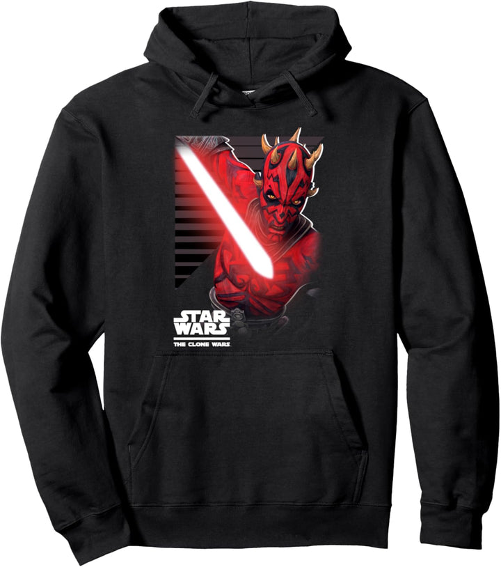 Star Wars The Clone Wars Darth Maul Saber Glow Pullover Hoodie