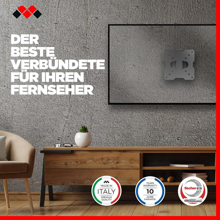 Meliconi SPACE SYSTEM FULLMOTION 100, TV-Wandhalterung mit Doppelrotation, Wandhalterung für Flachbi