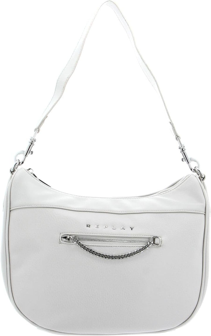 Replay - Schultertasche 30 cm lt grey
