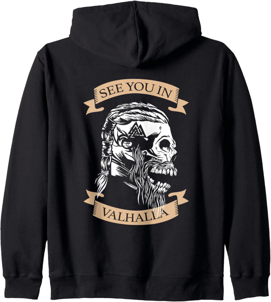 Vikinger der Mythologie Odin Valhalla Nordisch Outfit Kapuzenjacke