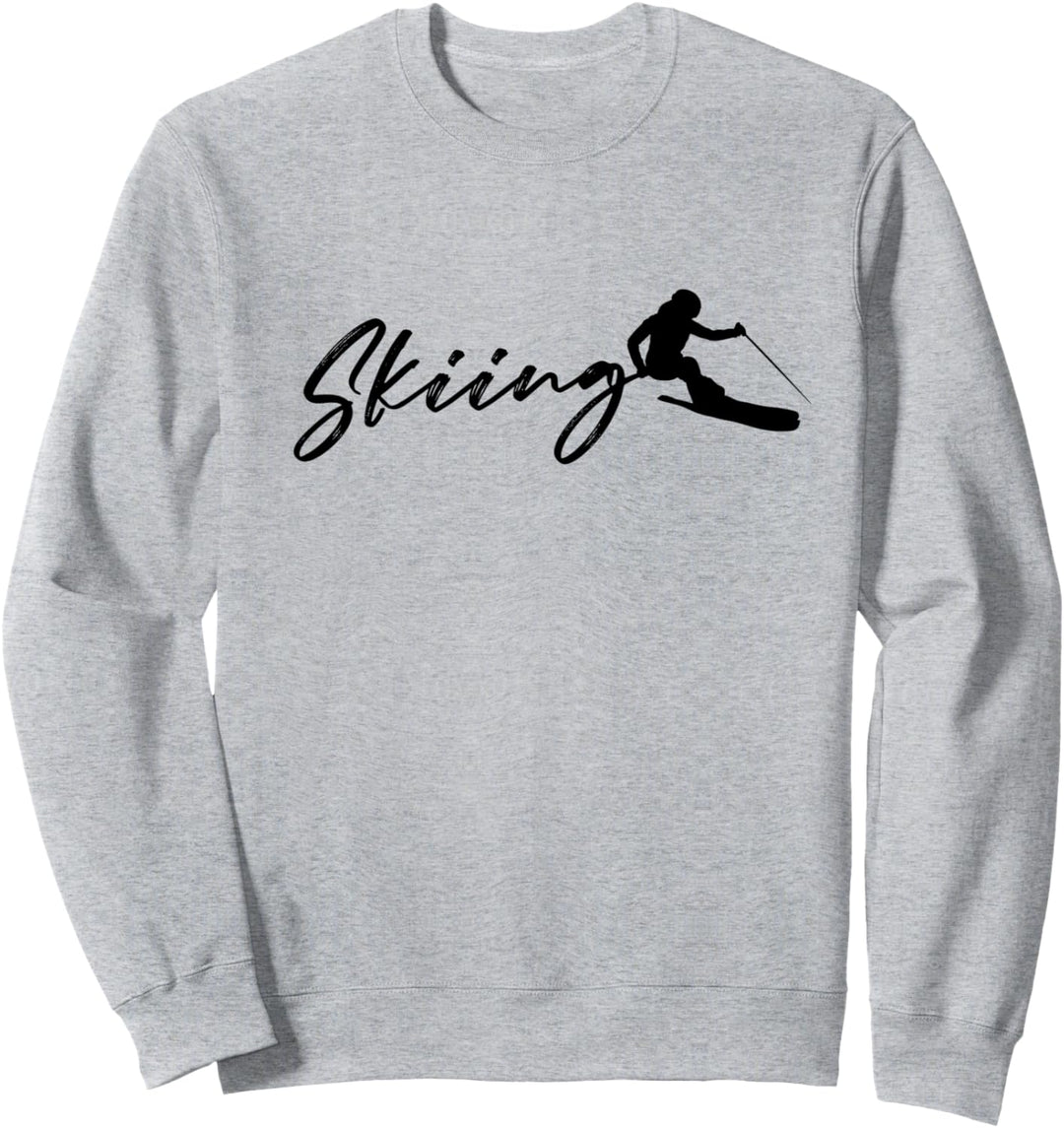 Skifahrer Skier Skifahren Skiurlaub Ski Sweatshirt