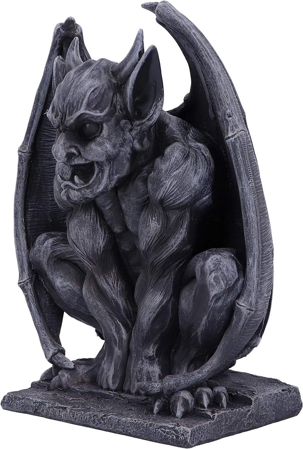 Nemesis Now Dark Black Grotesque Figurine Adalward Dekofigur, groteske Gargoyle, Dunkelschwarz, Schw