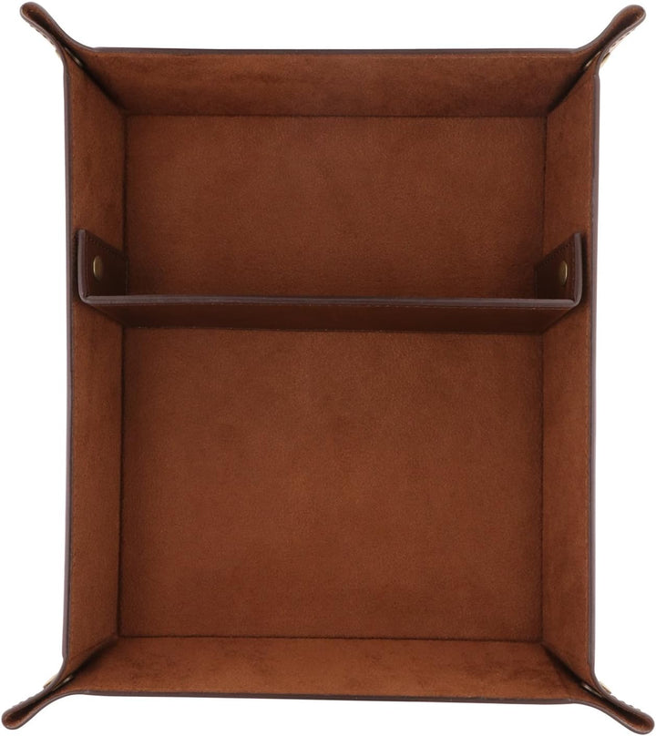 Londo Leder Fernbedienung Organizer und Halter mit Tablet Fach, Fernbedienungshalter - Multifunktion