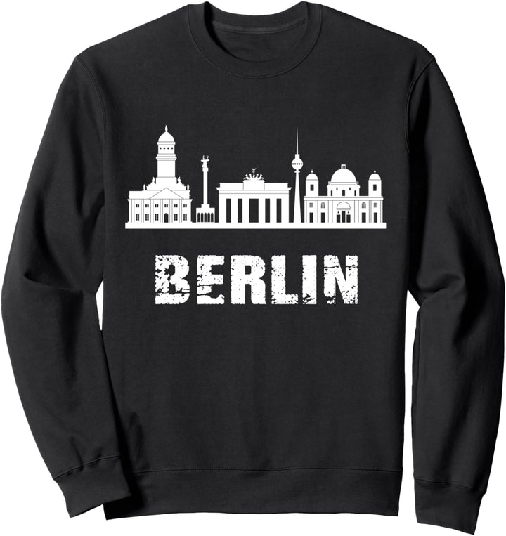 Berlin Skyline Souvenir Hauptstadt Städtetrip Deutschland Sweatshirt