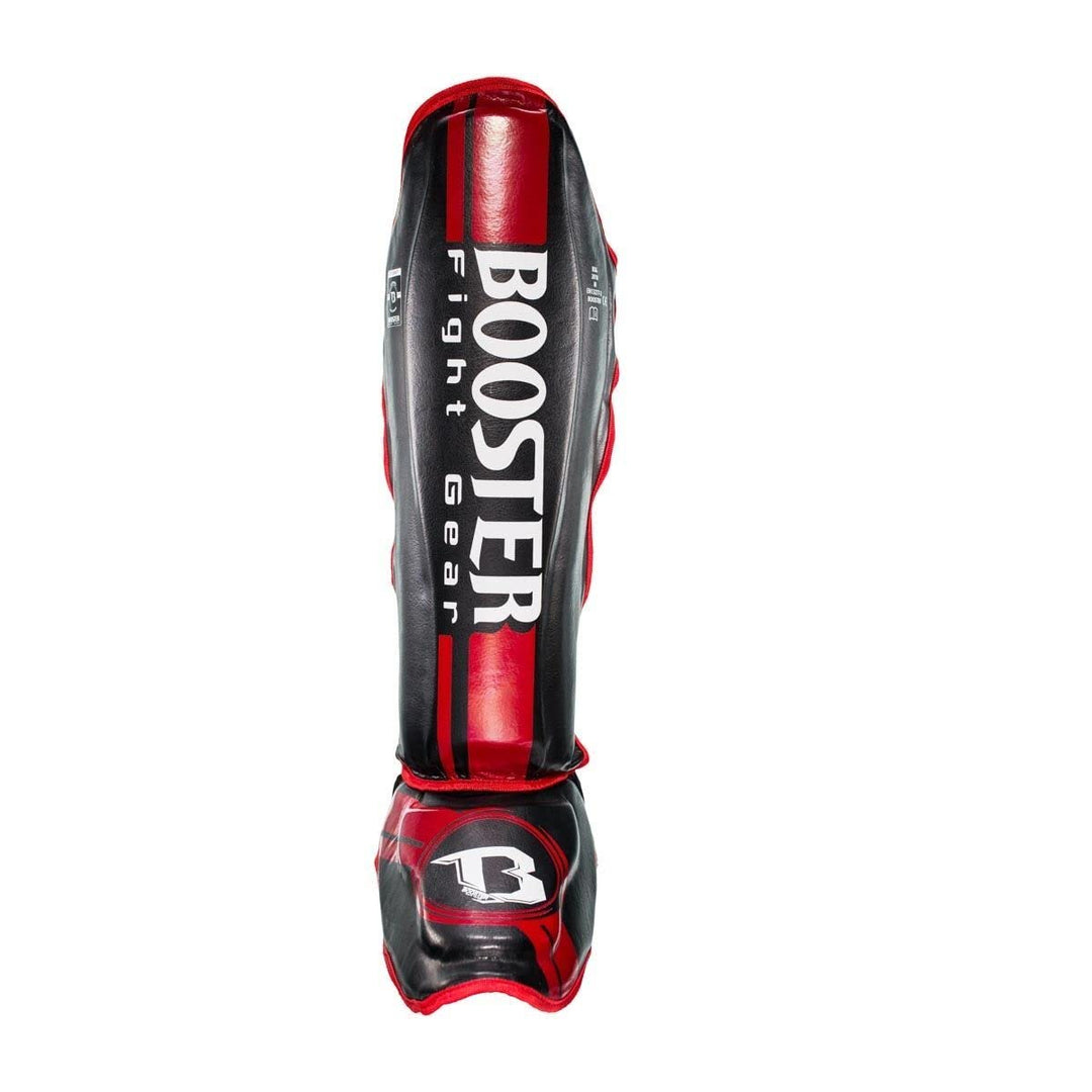 Booster Schienbeinschoner, V3, schwarz-rot, Shin Guards, Muay Thai XL, XL