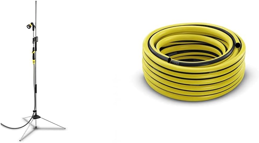 Kärcher Gartendusche (Höhe: 1,50-2,20 m, Abnehmbarer Duschstab, beweglicher Sprühkopf 180°, Dreibein
