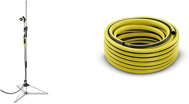 Kärcher Gartendusche (Höhe: 1,50-2,20 m, Abnehmbarer Duschstab, beweglicher Sprühkopf 180°, Dreibein