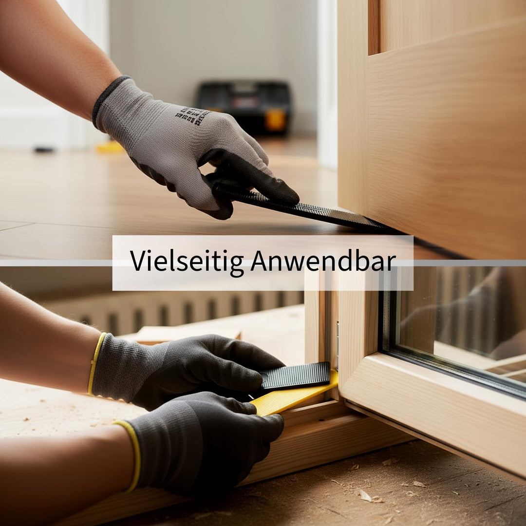 SILISTO Kunststoff Verglasungsklötze Abstandhalter Set mehrfarbig 100 x 30 x 1-6 mm, 600 Stück - Mad
