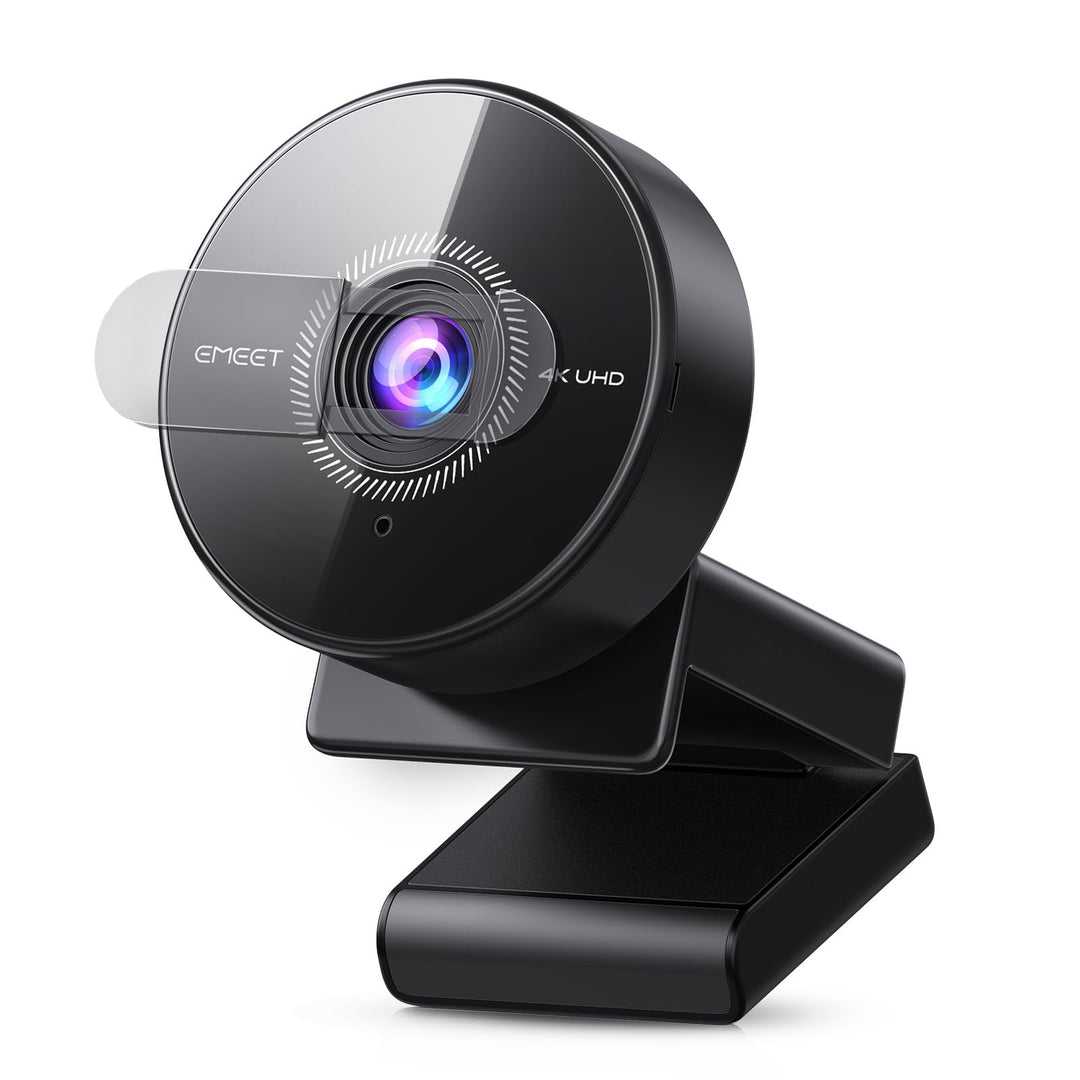 EMEET C950 4K Webcam für PC, 8 Megapixel 4K UHD, PDAF-Autofokus, Mikrofon mit Geräuschunterdrückung,