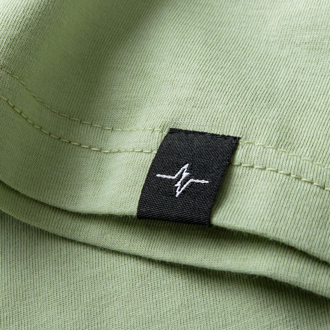 Spitzbub Herren T-Shirt Shirt mit Print oder Stick Street-Design M Grün, M Grün