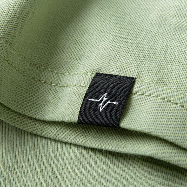 Spitzbub Herren T-Shirt Shirt mit Print oder Stick Street-Design M Grün, M Grün