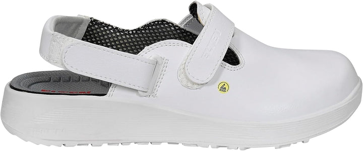 ELTEN Clog Michel White ESD OB, Herren, Textil, leicht, klassisch, Weiss, Grösse: 46 46 EU, 46 EU