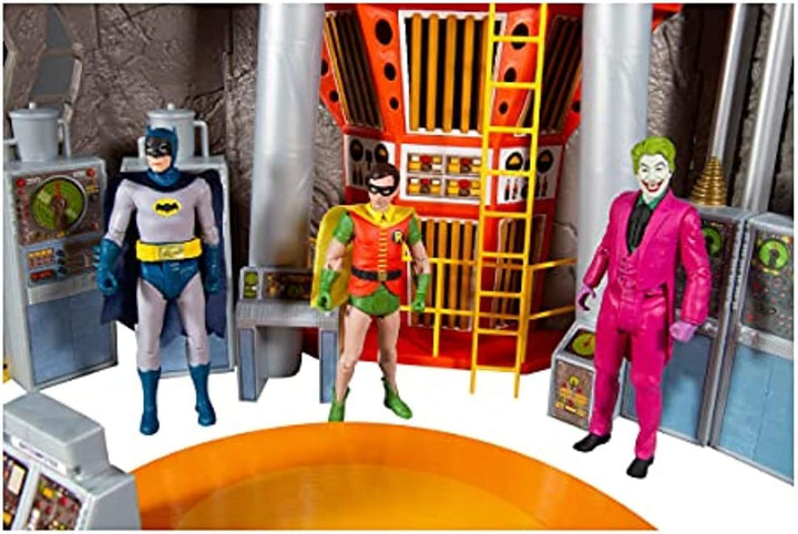 McFarlane Retro Playset Batman 66 Batcave, 15730, Mehrfarbig