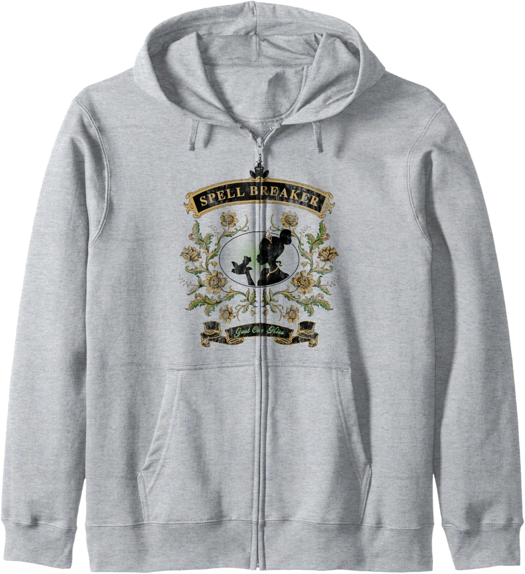 Disney Princess & The Frog Spell Breaker Floral Silhouette Kapuzenjacke