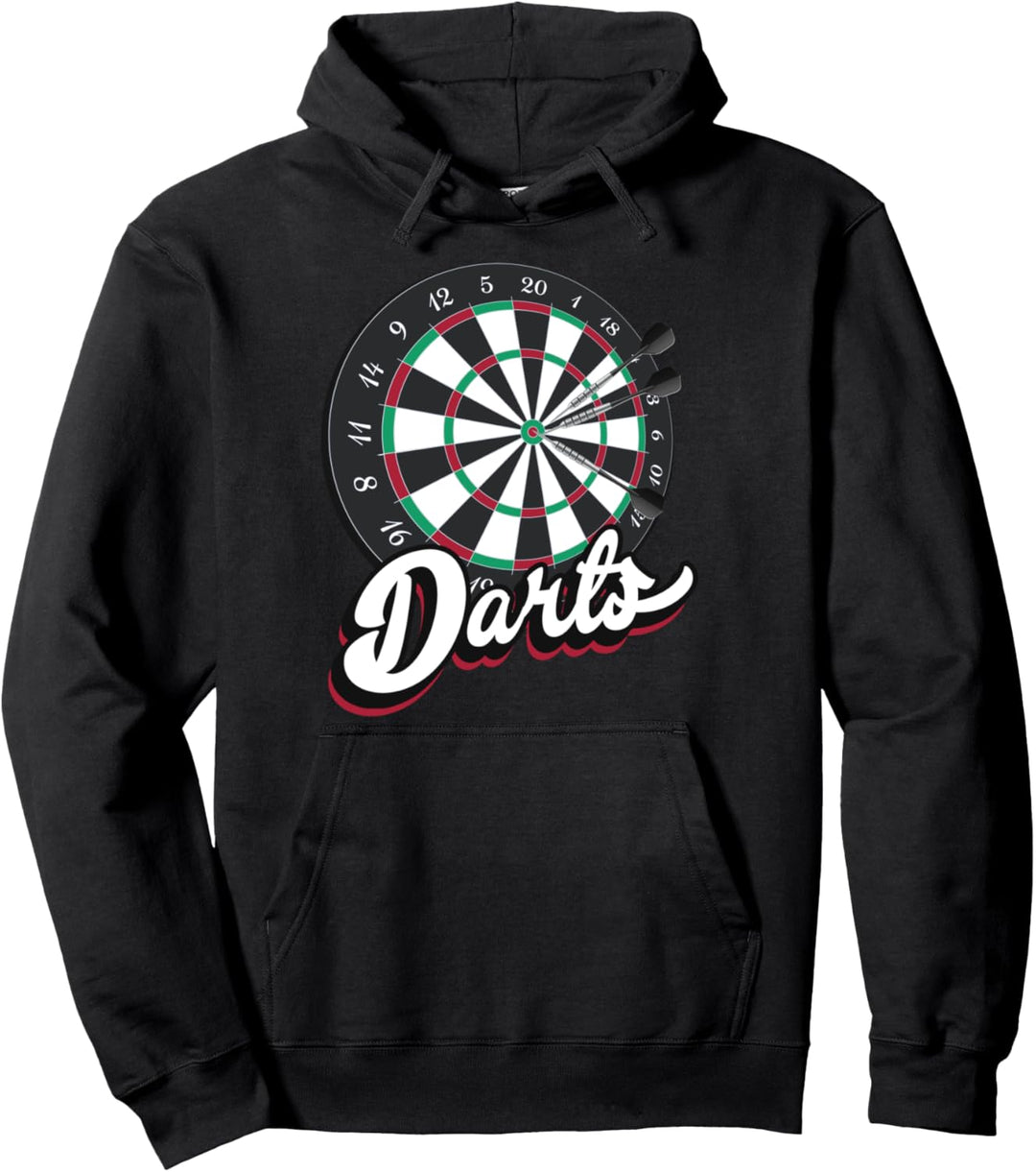 Dartspieler Vintage Darter Pullover Hoodie