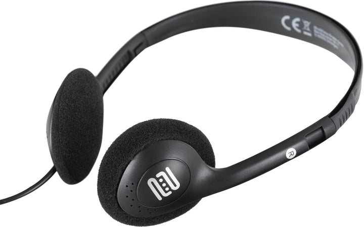 Pronomic KH-10BK HiFi Leicht Kopfhörer (nur 50g Gewicht, Verstellbarer Kopfbügel, ideal für MP3-Play