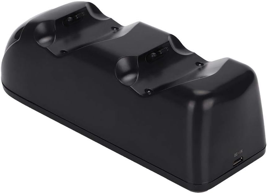 ASHATA Controller Ladestation, Controller Ladestation mit LED Anzeige für 4, Doppeltes Schnellladege