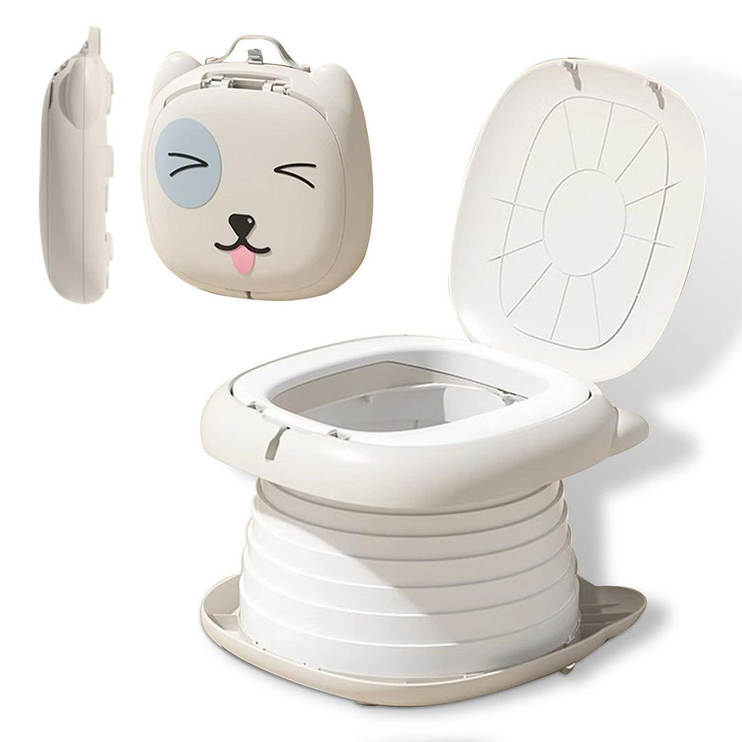 Toilettensitz Kinder, Klapptoilette Für Kinder, Tragbares Reise-Klapptöpfchen,AutoreiseCampin oder F