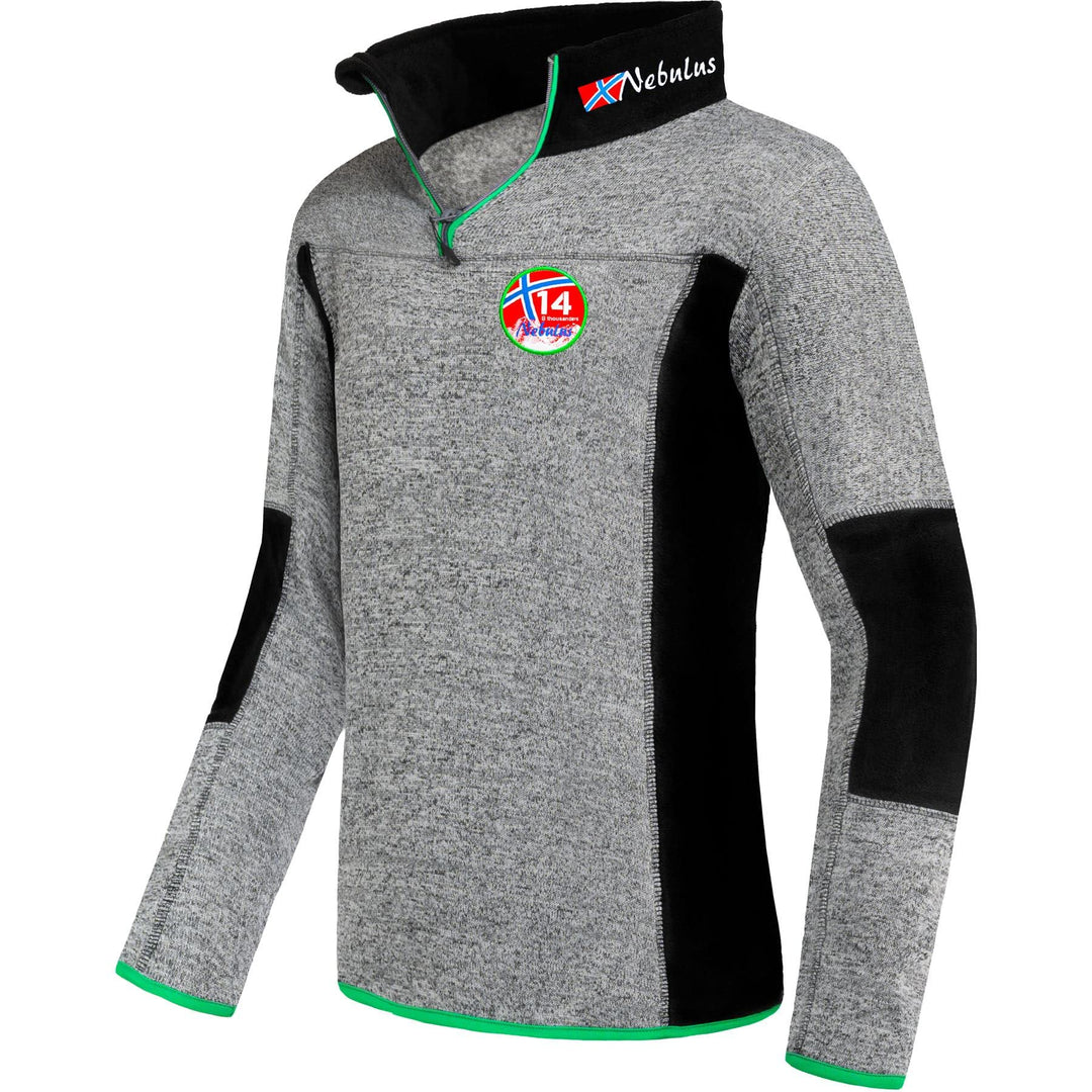 Nebulus Fleecepulli PAAVO Herren - Reissverschluss, Pullover Dunkelgrau 3XL, Dunkelgrau 3XL