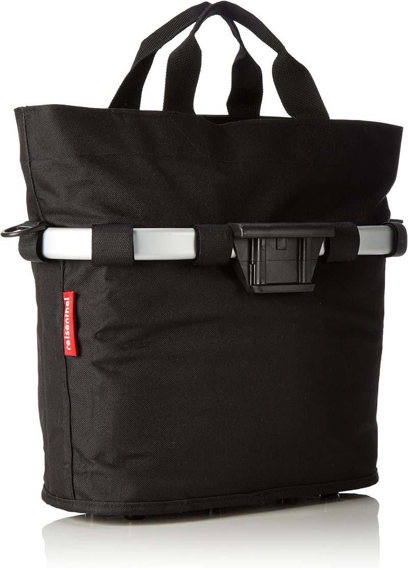 KLICKfix Farradtasche Bikebasket Oval S Schwarz, 34 x 31 x 17.5 cm Single, Single