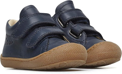 Naturino Cocoon VL-Lauflernschuhe aus Nappaleder-Anthrazit 17 EU Marineblau, 17 EU Marineblau