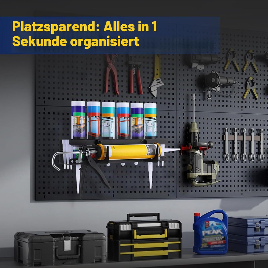 Silikonspritze Holder,Multifunktionaler Silikonhalter Spraydosierhalter, Aufbewahrungsregal Für Kart