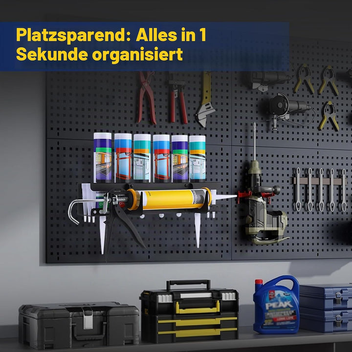 Silikonspritze Holder,Multifunktionaler Silikonhalter Spraydosierhalter, Aufbewahrungsregal Für Kart