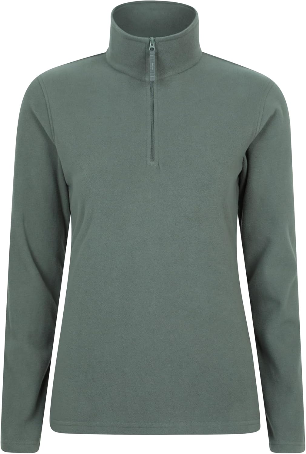 Mountain Warehouse Camber Womens Fleece - Lightweight Ladies Casual Sweater Top, Breathable, Zip Nec