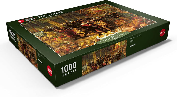 Rembrandt - Michael Ryba - Cartoon Classics - Premium 1000 Teile Puzzle - MyPuzzle Sonderkollektion