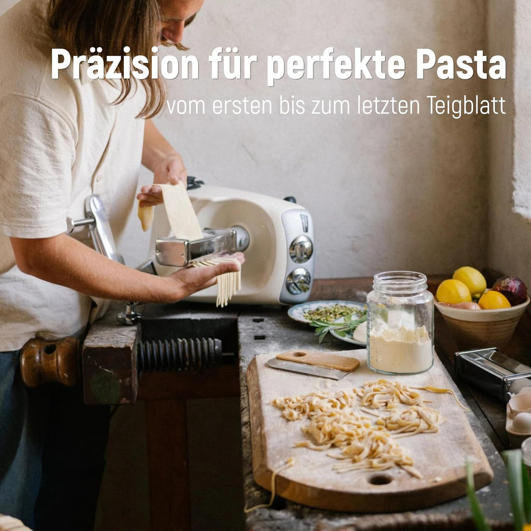 Ankarsrum Pasta Set Lasagne &amp; Fettuccine | 2 Pastawalzen für frische Pasta, Nudelaufsatz Zubehör für