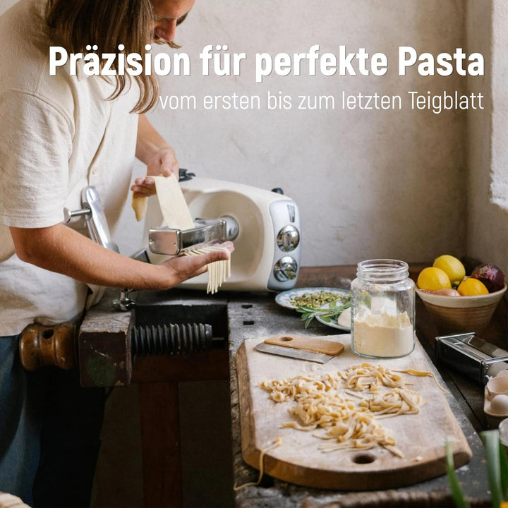 Ankarsrum Pasta Set Lasagne &amp; Fettuccine | 2 Pastawalzen für frische Pasta, Nudelaufsatz Zubehör für