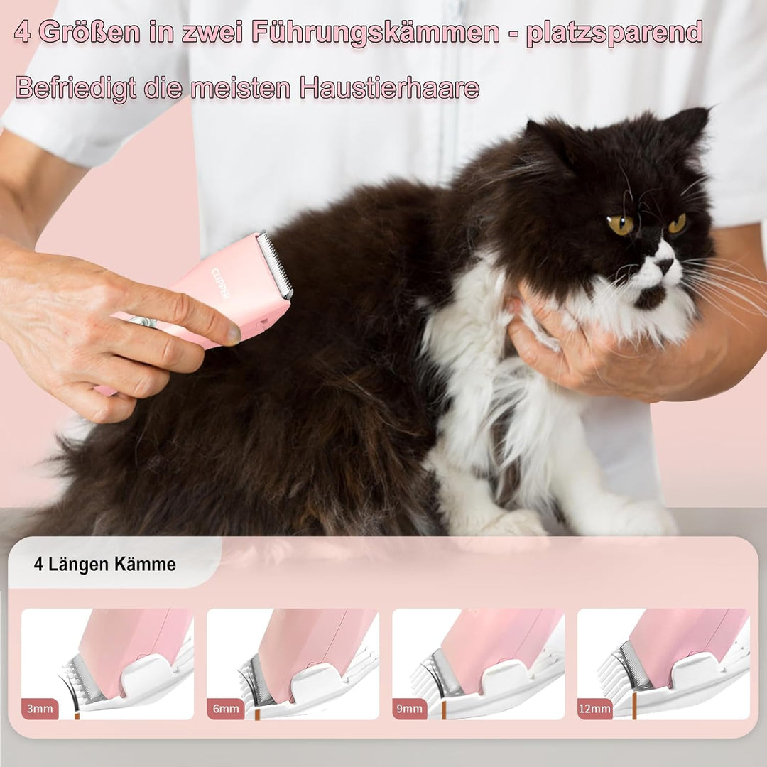 Professionelle Hundeschermaschine für dickes Fell, Schnurlos Katzen-Hund-Pflegeset, Wiederaufladbare