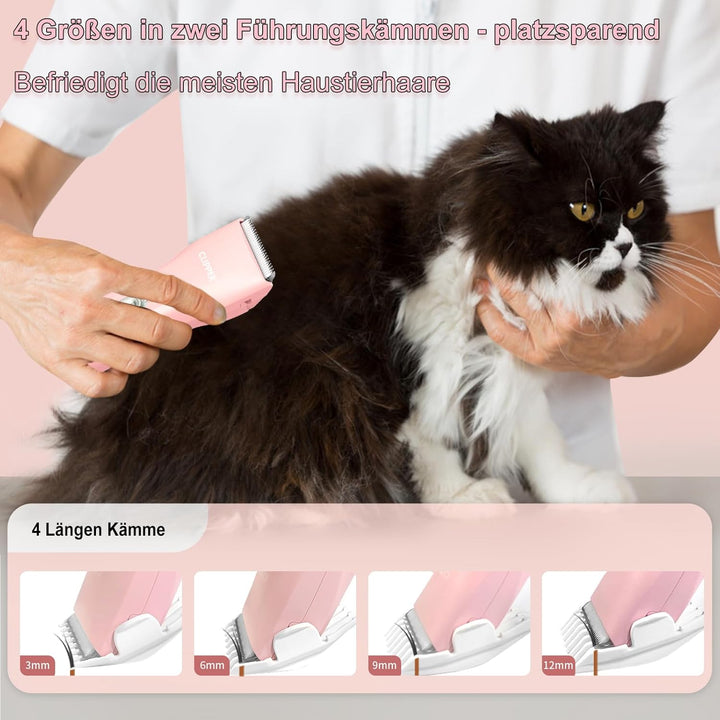Professionelle Hundeschermaschine für dickes Fell, Schnurlos Katzen-Hund-Pflegeset, Wiederaufladbare
