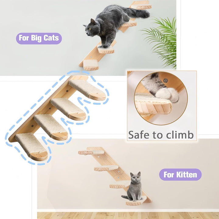 Katzenwandcat Wall Katzenmöbel Wand Katzenbretter Für Die Wand Katzen Kletterwand Kletterwand Katzen