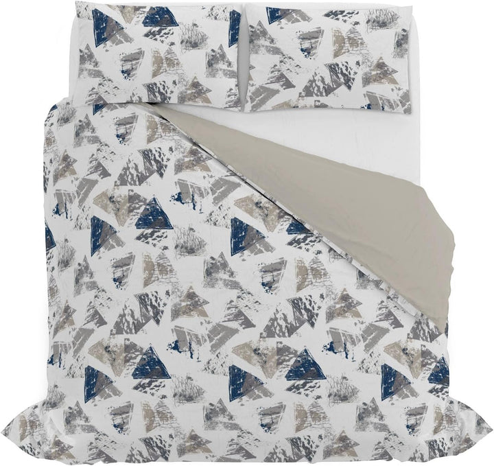 Italian Bed Linen MB Home Italy Fashion Bettbezug Set, Doppelbett, Urban Blu, Urban Blu
