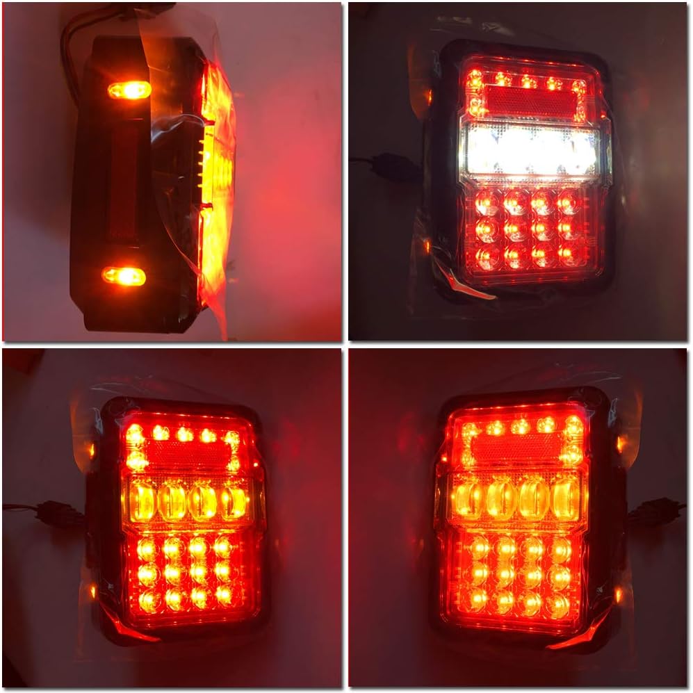 SXMA LED Rücklicht Bremslicht Rückfahrscheinwerfer für Wrangler JK JKU 2007-2017 Euro Version
