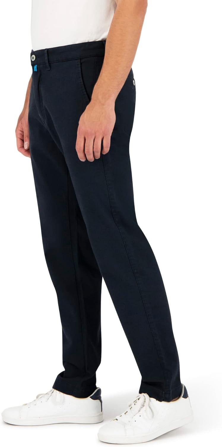 Pierre Cardin Herren Chino Futureflex Lyon | Männer Hose | Tapered Fit 30W / 34L Blau, 30W / 34L Bla
