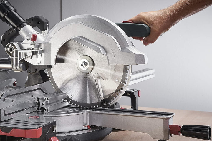 wolfcraft 6543000 Kapp- und Gehrungssägeblatt ø 254 mm - feine, saubere Schnitte ø 254 mm 80 Zähne,