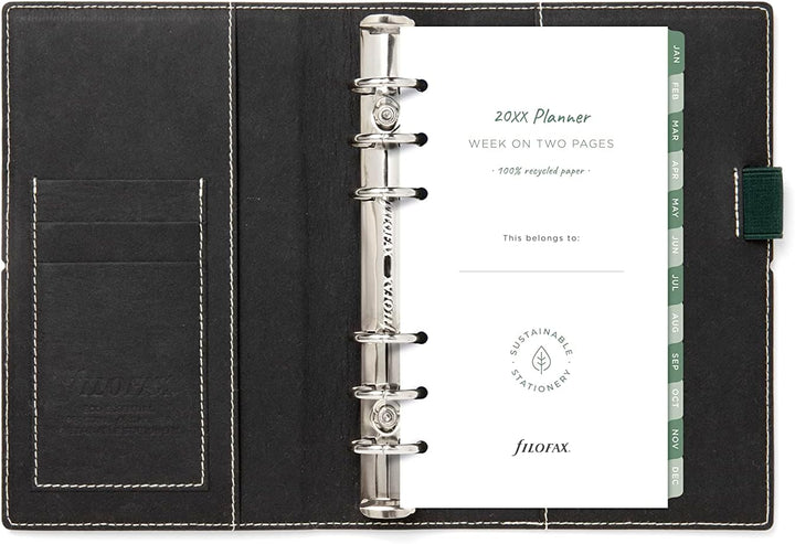 Filofax Eco Essential Personal Organiser Ash Grey aschgrau, aschgrau