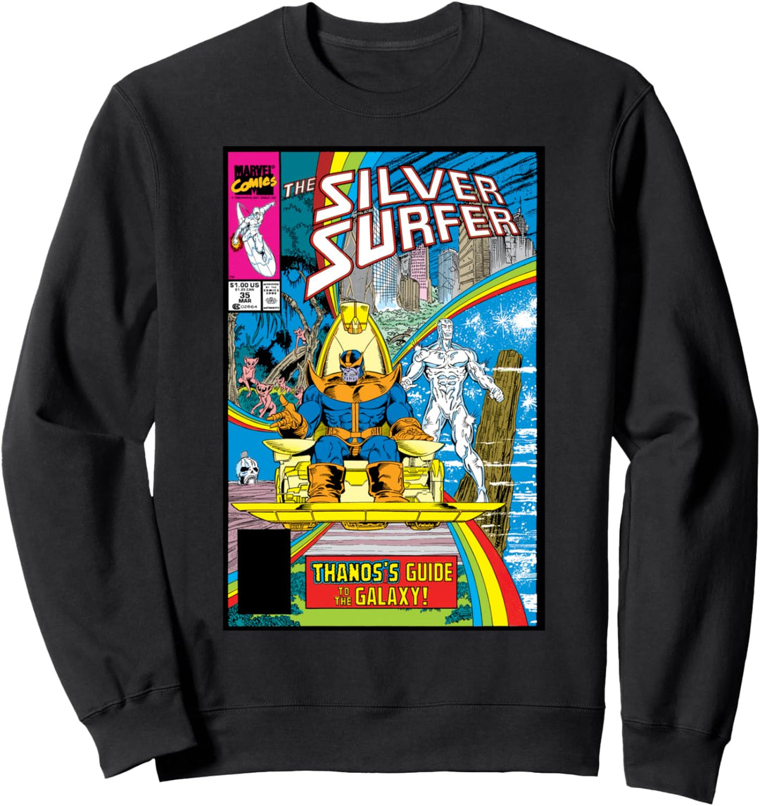 Marvel The Silver Surfer Thanos's Guide To The Galaxy Comic Sweatshirt