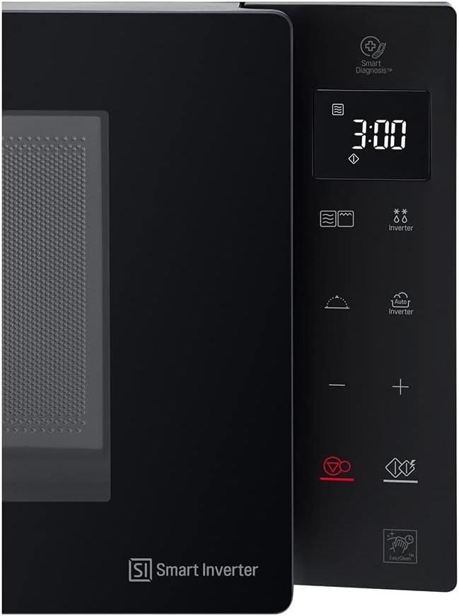 LG MH7235GPS Mikrowelle Smart Inverter mit Quarzgrill, 32 Liter, 1200 W, Automatikprogramme, 5 Leist