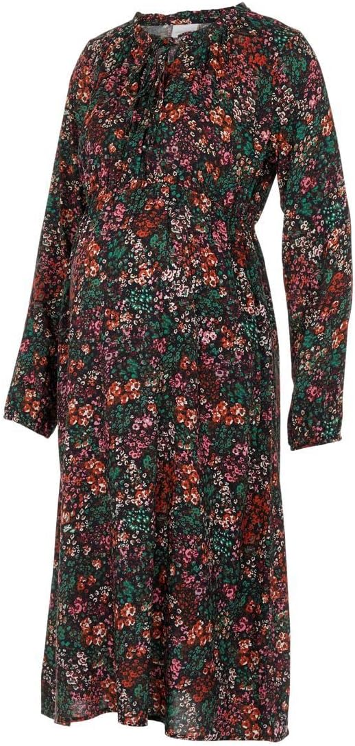 MAMALICIOUS Damen Kleid XS Trekking Green/Aop:flwoers With Rapture Rose And Elder Berry, XS Trekking