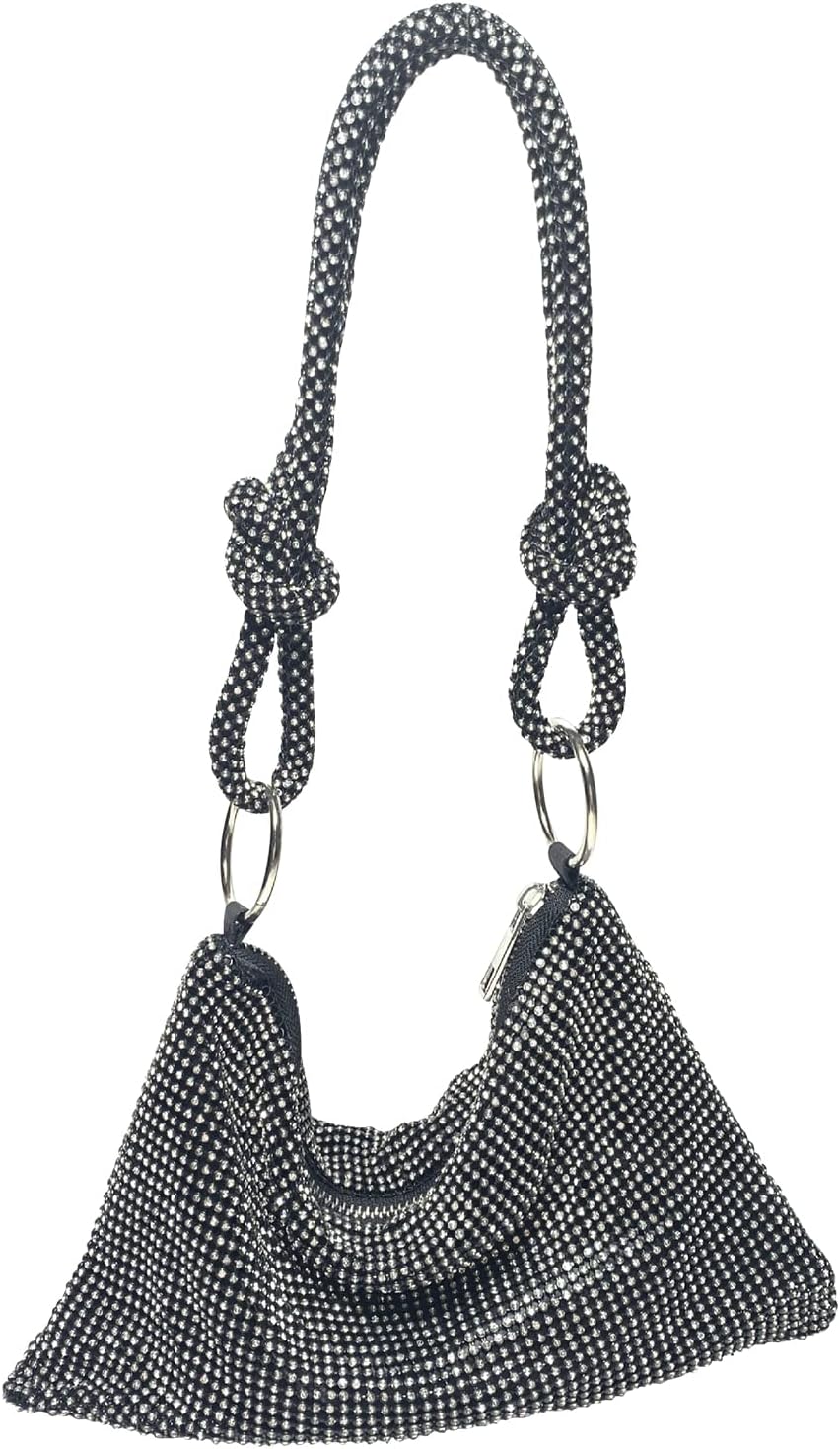 CORIOS Abendtasche Damen Shiny Strass Handtasche Glitzer Umhängetasche Diamant Clutch Bag Klein Tasc